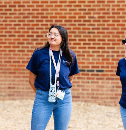 LeafSpring School employees outdoors