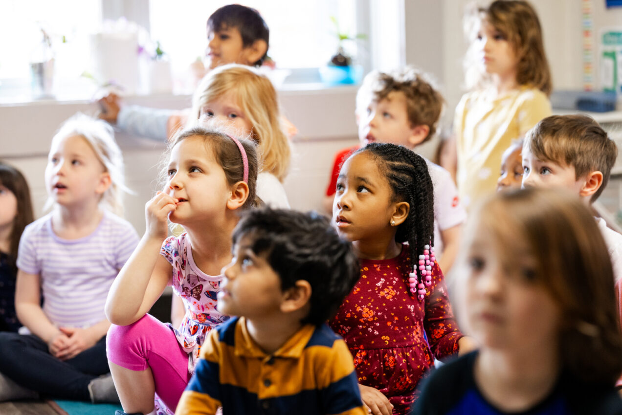 LeafSpring School students in class