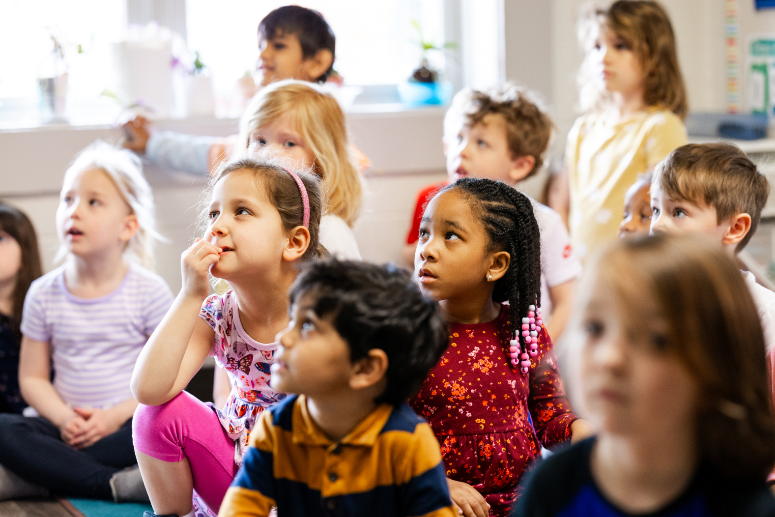 LeafSpring School students in class